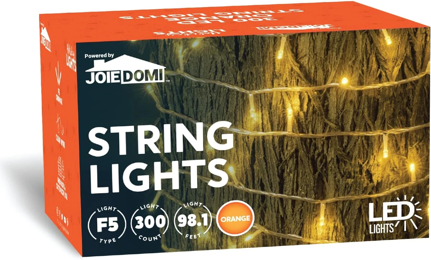 108.6 FT Orange LED String Lights 8 108.6 FT Orange LED String Lights - Image 6