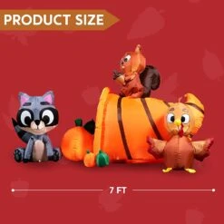 6ft Inflatable Woodland Animals With Cornucopia -Joiedomi 71Rmbql5JKL. AC SL1500