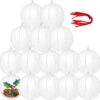 15 Pcs Clear Plastic Fillable Christmas Ball Ornaments -Joiedomi 71TJdLQayOL. AC SL1500
