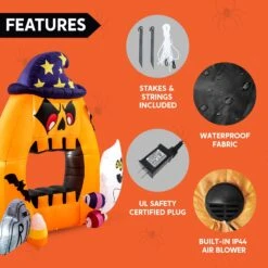 7ft Halloween Photo Booth Blow-up Inflatable -Joiedomi 71Uu82J54UL. AC SL1500
