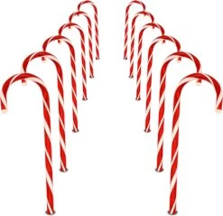 Christmas Candy Cane Pathway Markers Lights