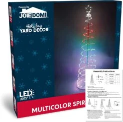 6ft Smart Animated Lightshow Spiral Christmas Tree -Joiedomi 71ZKPMzp4uL. AC SL1500