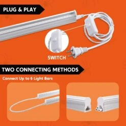 6Pcs 9W LED Black Light White Bar 1.3ft 13 6Pcs 9W LED Black Light White Bar 1.3ft -Joiedomi 71 aDhC9ruL. AC SL1500