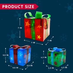 Christmas Light Boxes D?????¡ì??|cor Set Of 3 -Joiedomi 71aODHPG1OL. AC SL1500