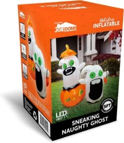 5ft Halloween Naughty Ghost With Pumpkin Cap And A Gift Bag -Joiedomi 71bcIxMSJdL. AC SL1500