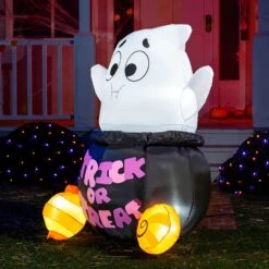 5ft Halloween Inflatable Ghost Stuck In Cauldron 13 5ft Halloween Inflatable Ghost Stuck In Cauldron -Joiedomi 71eOkDpCiJL. AC SL1500