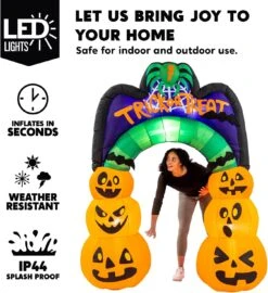 7ft Halloween Inflatable Pumpkin Arch -Joiedomi 71el1 fWs5L. AC SL1500