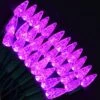 50.5 FT 150 Counts Of Purple LED C6 Green Wire Light Set -Joiedomi 71fGirzSsKL. AC SL1200