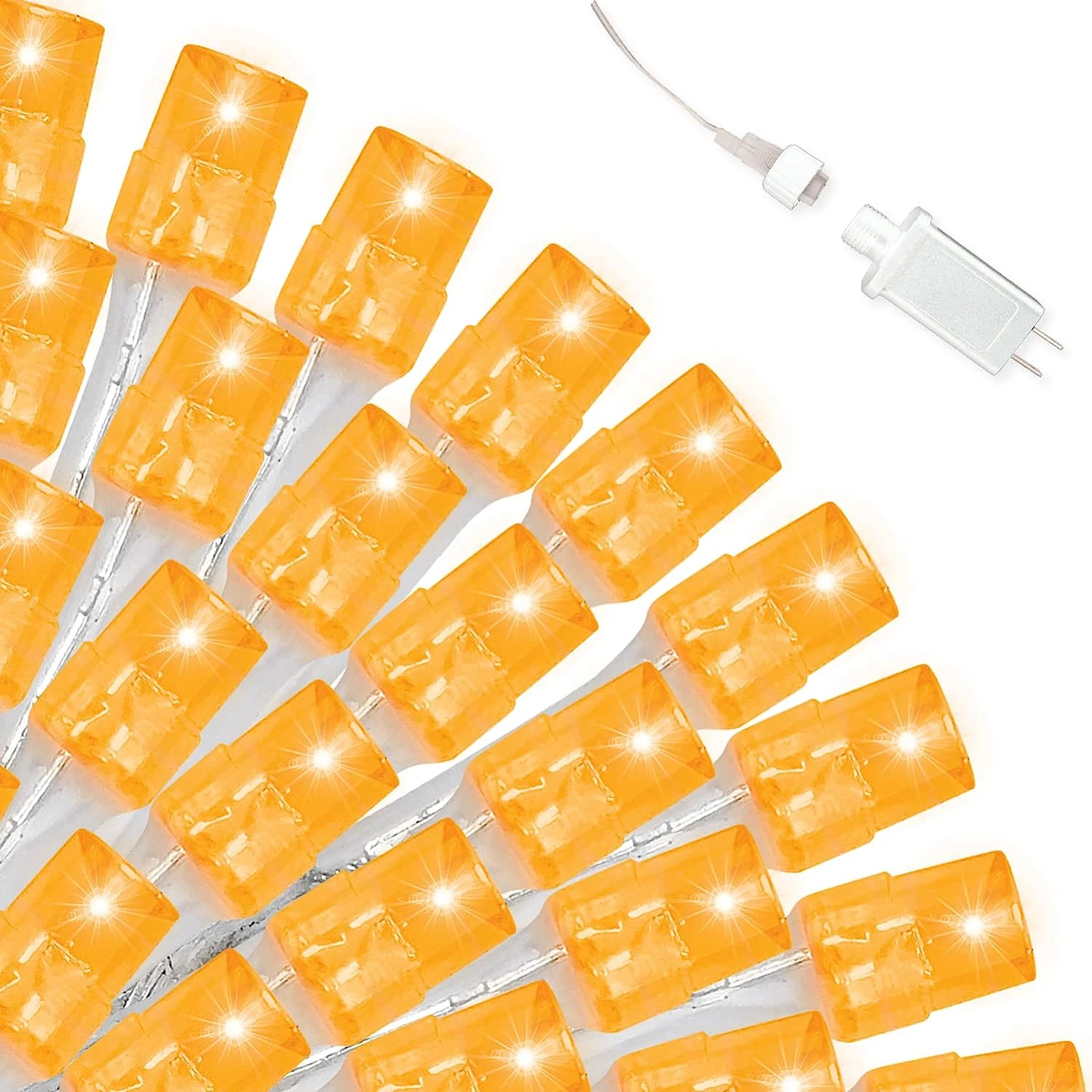 108.6 FT Orange LED String Lights 3 108.6 FT Orange LED String Lights