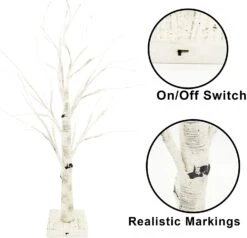 24in LED Birch Tree With 24 Lights, 2 Packs -Joiedomi 71ftdngkz0L. AC SL1500 3b7fcea2 8e87 4f44 85fd e6aadc94e050