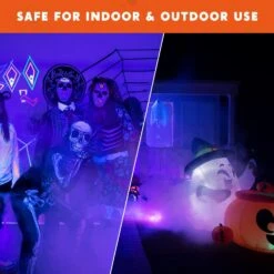 500W Fog Machine With 6 Multicolor LED Lights (Remote Control) -Joiedomi 71gSmBWs05L. AC SL1500