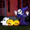 6ft Halloween Inflatable Ghost Grim Reaper