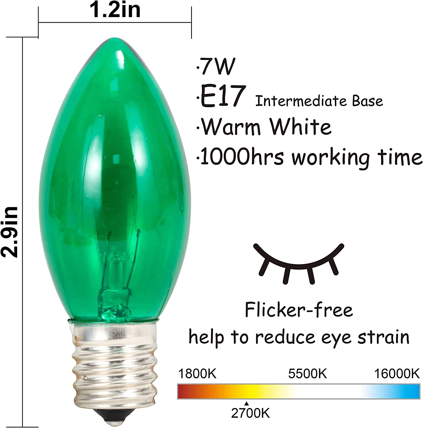 Christmas Multicolored Pathway Marker String Lights - 24pcs 6 Christmas Multicolored Pathway Marker String Lights - 24pcs - Image 4
