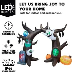 Jumbo Scary Tree Archway Inflatable (8 Ft) 12 Jumbo Scary Tree Archway Inflatable (8 Ft) -Joiedomi 71jfr AS1rL. AC SL1500