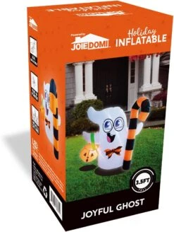 Tall Halloween Cute Ghost Inflatable Halloween Candy Cane (3.5 Ft) -Joiedomi 71kAeKI4NvL. AC SL1500