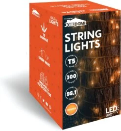 108.6 Ft 300 Counts Of Orange LED 8 Modes Green Wire Long Light Set -Joiedomi 71lU30bOj2L. AC SL1500