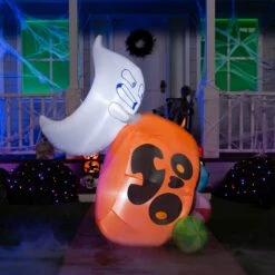 5 Ft Tall Naughty Ghost Halloween Inflatable -Joiedomi 71lpMHO944L. AC SL1500