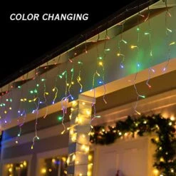 672 LED Christmas Icicle Lights Color Changing 13 672 LED Christmas Icicle Lights Color Changing -Joiedomi 71lu9 QXw7L. AC SX679