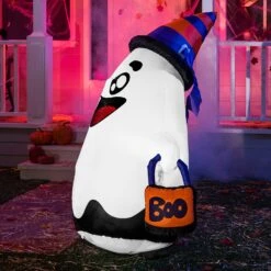 5 FT Halloween Inflatable Cute Wicked Ghost -Joiedomi 71mXLi3trmL. AC SL1500