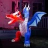 6ft Inflatable Double Headed Dragon