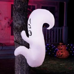 4 Ft Tall Scared Cute Ghost Hugging Tree Halloween Inflatable -Joiedomi 71o0IM7ToJL. AC SL1500