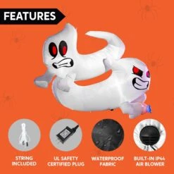 5ft 2 Halloween Ghost Fighting For Candy -Joiedomi 71okL2OPTtL. AC SL1500