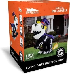 6ft Inflatable Skeleton Flying Witch T-rex -Joiedomi 71uAw9h7qFL. AC SL1500