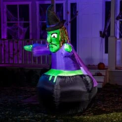 6ft Halloween Inflatable Witch In Cauldron -Joiedomi 71v8YWsCldL. AC SL1500
