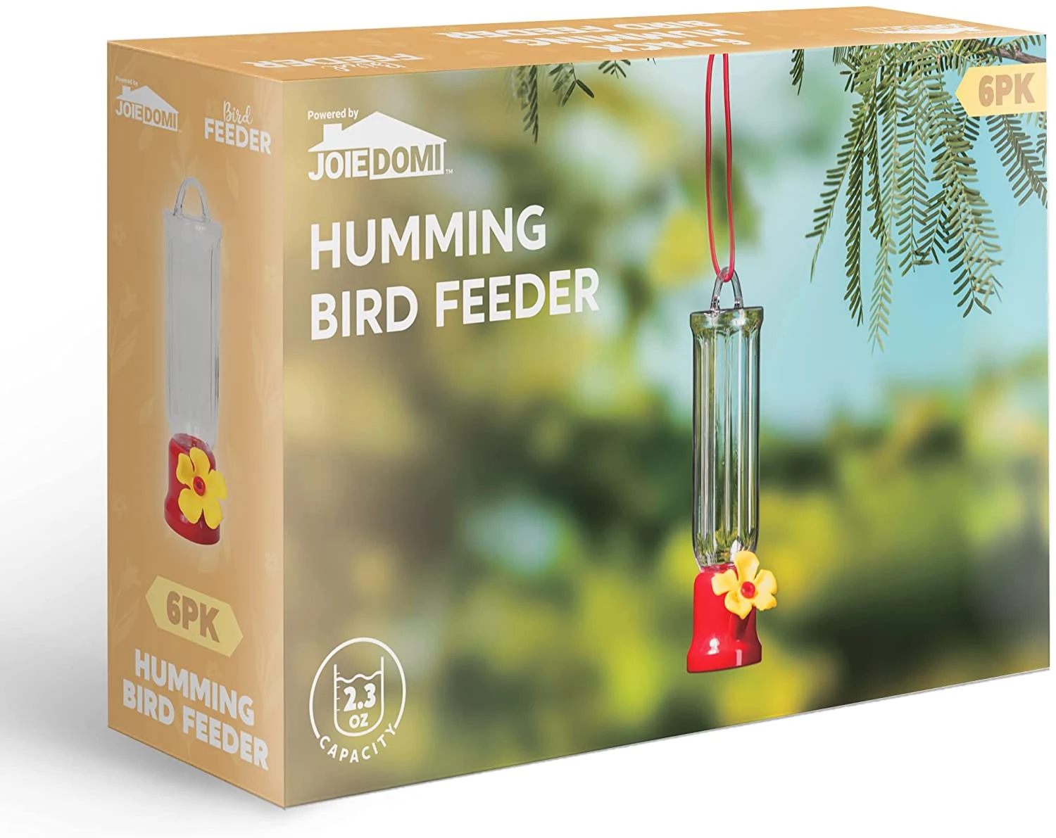 Mini Hummingbird Feeders With Hanging Wires, 6 Pcs 9 Mini Hummingbird Feeders With Hanging Wires, 6 Pcs - Image 7