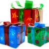 Christmas Light Boxes D?????¡ì??|cor Set Of 3