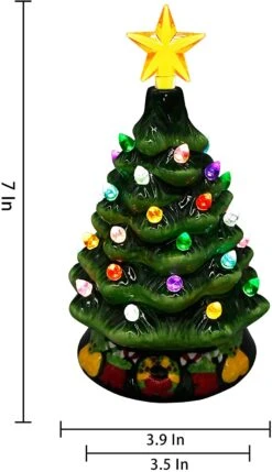 7in Ceramic Christmas Trees, 2 Sets -Joiedomi 71wpLXCvbYL. AC SL1500