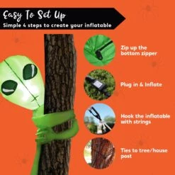 4 FT Tall Halloween Inflatable Alien Tree Hugger -Joiedomi 7 9b3d5249 d3a9 4a62 a711 f339dc73375e