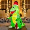 6 FT Tall Inflatable Dinosaur Holding A Christmas Stocking With Build-in LEDs -Joiedomi 81168kQ89UL. AC SL1500