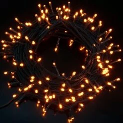 200 Orange LED Green Wire String Lights -Joiedomi 817MZ9Gt49L. AC SL1500
