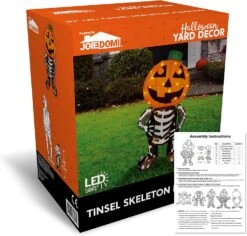 30in LED Warm Yard Light - Tinsel Skeleton Pumpkin -Joiedomi 817W3EJpJxL. AC SL1500