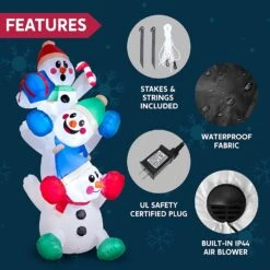 Large Snowman Inflatable (6 Ft) -Joiedomi 818yZqTgAkL. AC SL1500