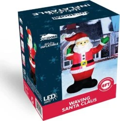 Large Waving Santa Inflatable (6 Ft) -Joiedomi 819 KOCokbL. AC SL1500