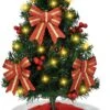 24in Prelit Tabletop Christmas Tree With Tree Skirt -Joiedomi 8195DAspO7L. AC SL1500