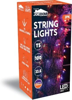 17.3 FT Battery Powered Orange & Purple Wire String Lights -Joiedomi 81BA9nLemHL. AC SL1500