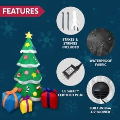 Large Christmas Tree With Presents Inflatable (7 Ft) -Joiedomi 81CSX37qP1L. AC SL1500