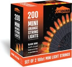 200-Count Orange Halloween Light (49.2 Ft) -Joiedomi 81DyHU9eMUL. AC SL1500