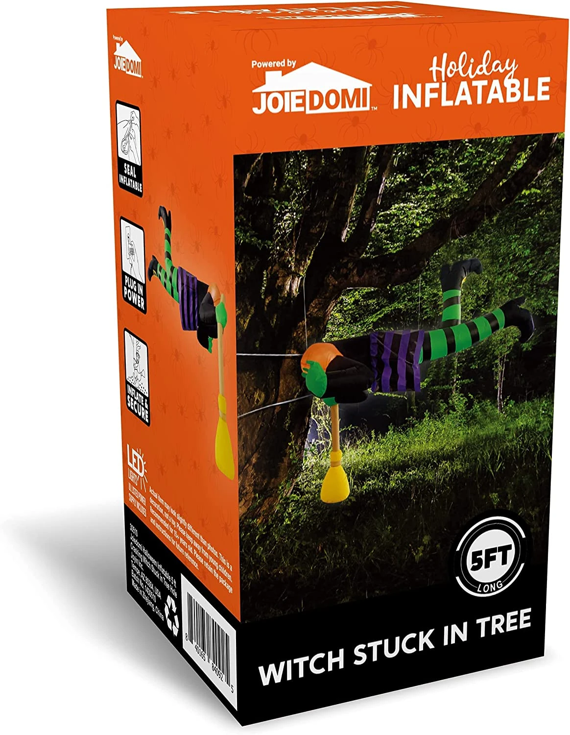 5ft Halloween Inflatable Crashing Witch Stuck In Tree Hole 10 5ft Halloween Inflatable Crashing Witch Stuck In Tree Hole - Image 8