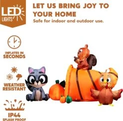 6ft Inflatable Woodland Animals With Cornucopia -Joiedomi 81JM1fHt AL. AC SL1500