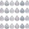 24Pcs Chrome Plastic Clear Ball Ornaments With Filling -Joiedomi 81K7Y2D0tTL. AC SL1500