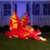 6ft Inflatable Sitting Fire Dragon -Joiedomi 81Lbr254PJL. AC SL1500
