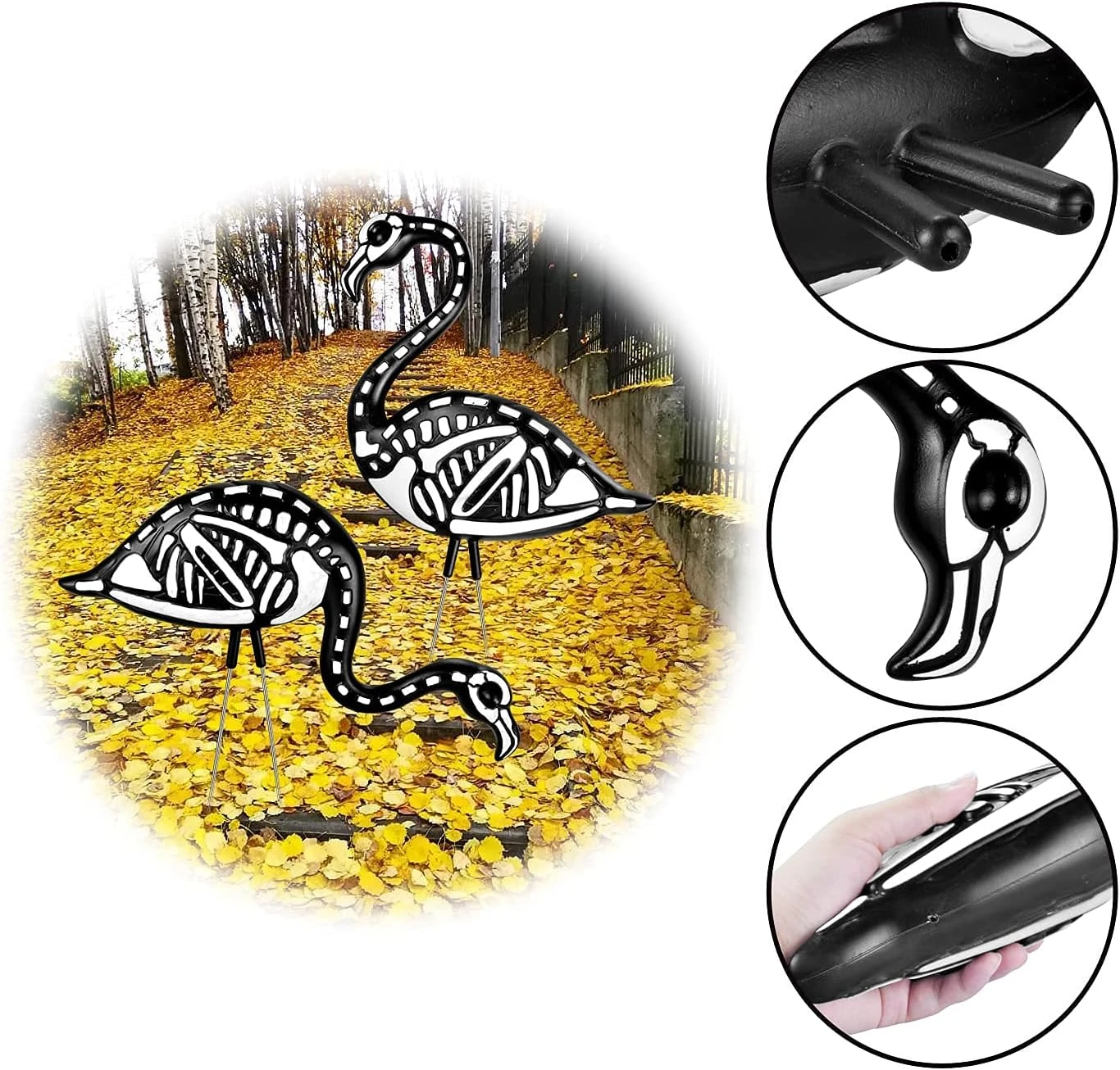 Flamingo Yard Stake, 2 Pcs 7 Flamingo Yard Stake, 2 Pcs - Image 5