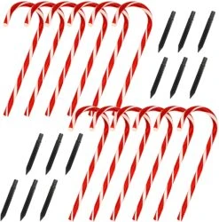 Christmas Candy Cane Pathway Markers Lights -Joiedomi 81RDgKFlEQL. AC SL1500
