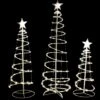 3 Packs Lighted Spiral Christmas Tree Set 1 3 Packs Lighted Spiral Christmas Tree Set -Joiedomi 81RPGiHjeRL. AC SL1500