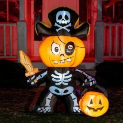 5ft Halloween Inflatable Ghost Pumpkin Pirate -Joiedomi 81RmWy99qGL. AC SL1500