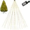400 LED Christmas Tree String Light With Ring 8.5ft (Warm White)